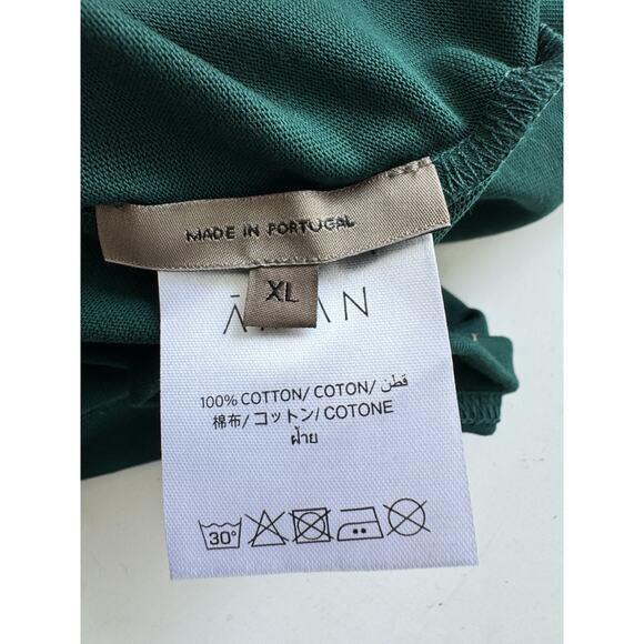 Aman Essentials Unisex Oversized Pocket Tee -Dark Green XL - Picture 7 of 7